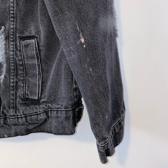 Black Jean Jacket - Picture 3 of 4